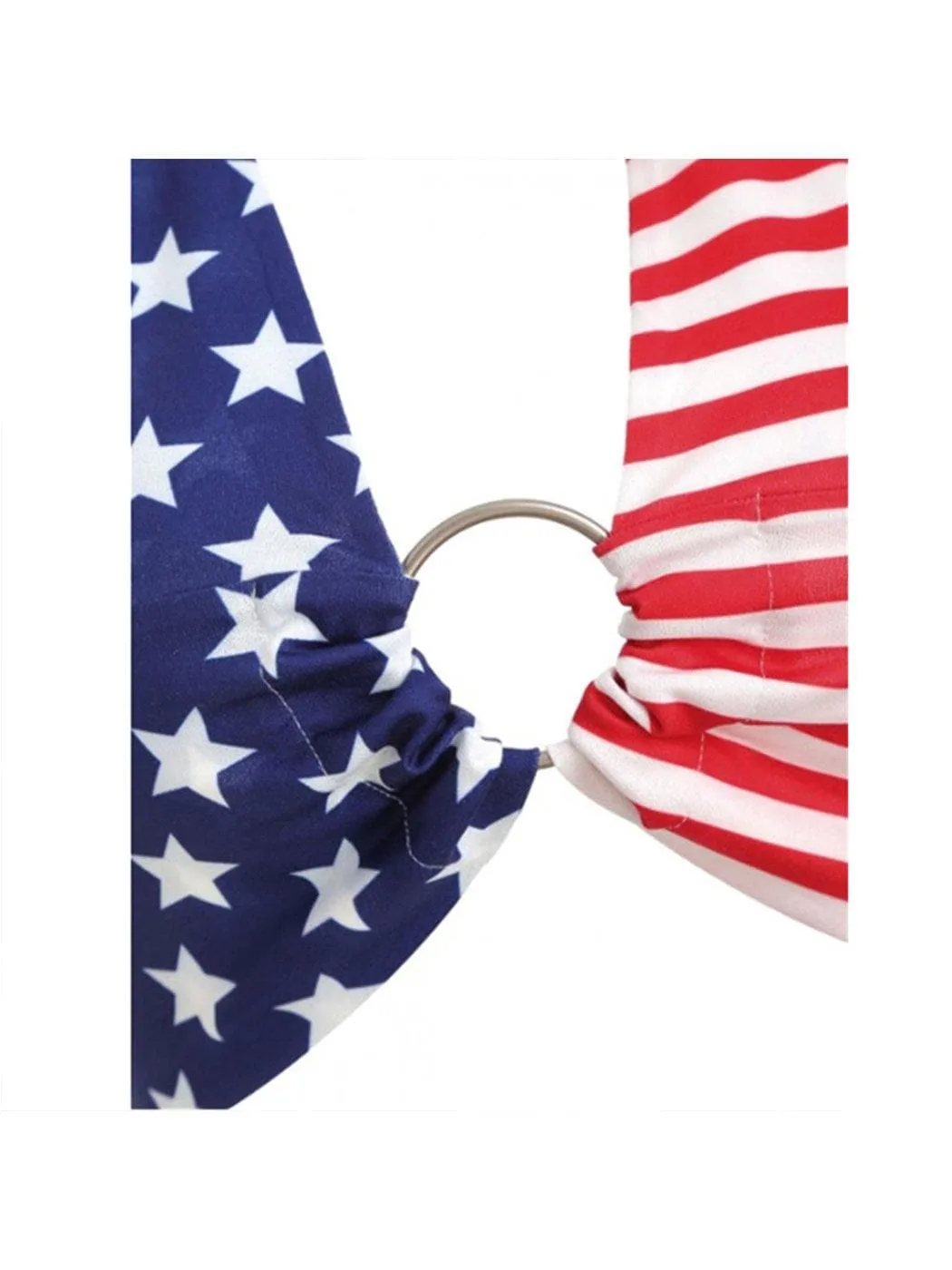 American Flag Halterneck Tube Top