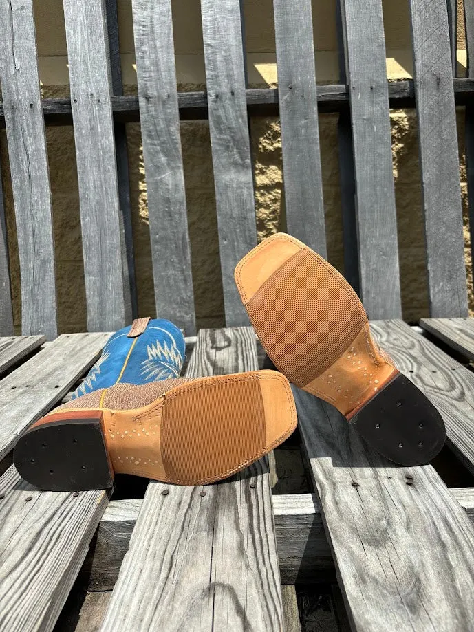 Anderson Bean 339089 12" Tan Amazon Poseidon Wide Square Toe