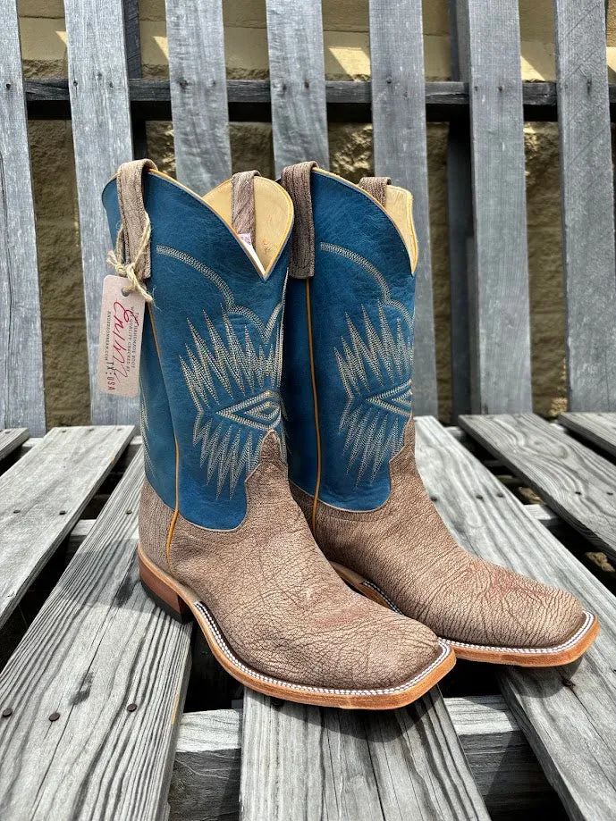 Anderson Bean 339089 12" Tan Amazon Poseidon Wide Square Toe
