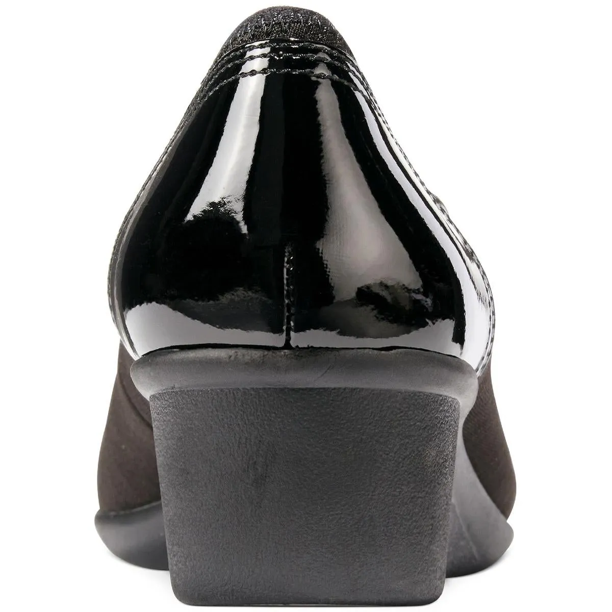 Anne Klein Sport Womens Wisher 2 Patent Trim Slip On Wedge Heels