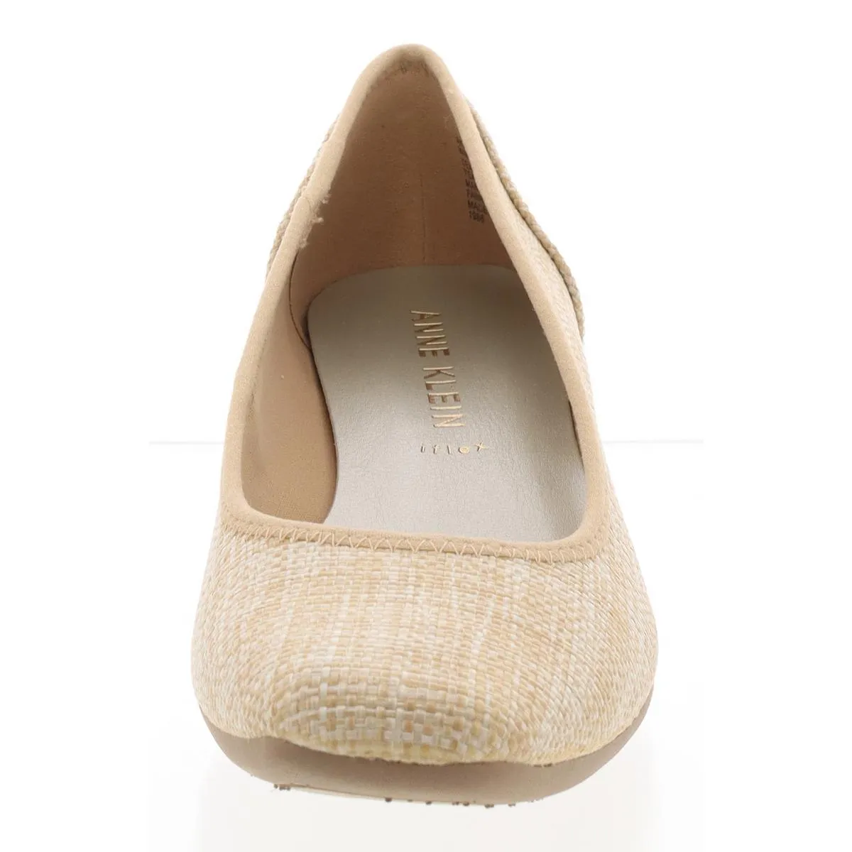 Anne Klein Sport Womens Wisher 2 Patent Trim Slip On Wedge Heels
