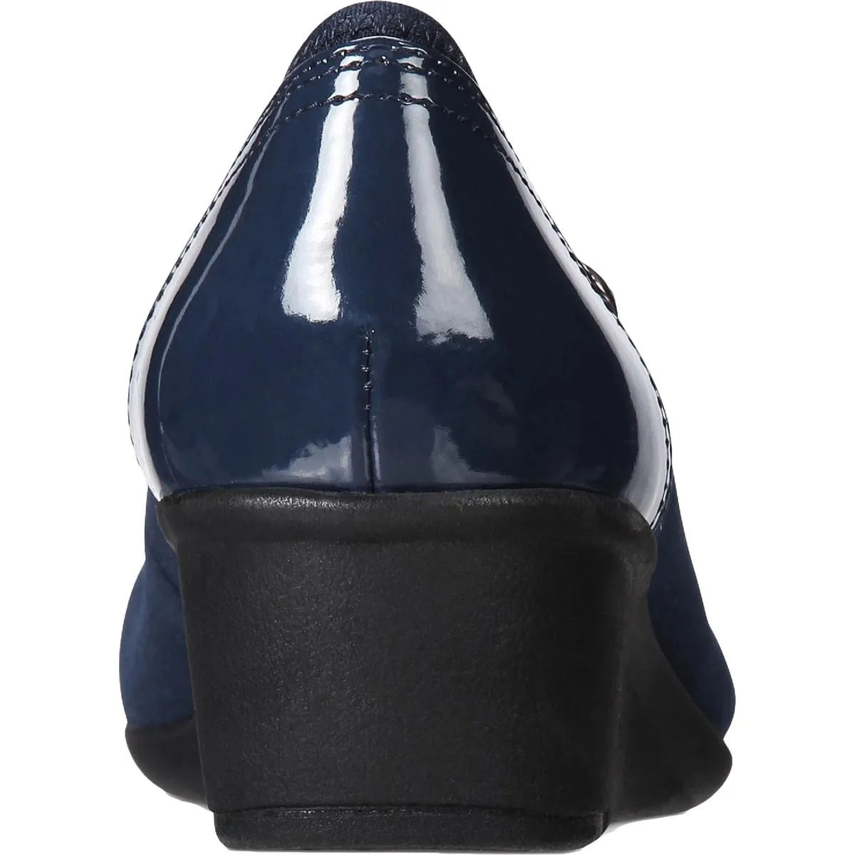 Anne Klein Sport Womens Wisher 2 Patent Trim Slip On Wedge Heels
