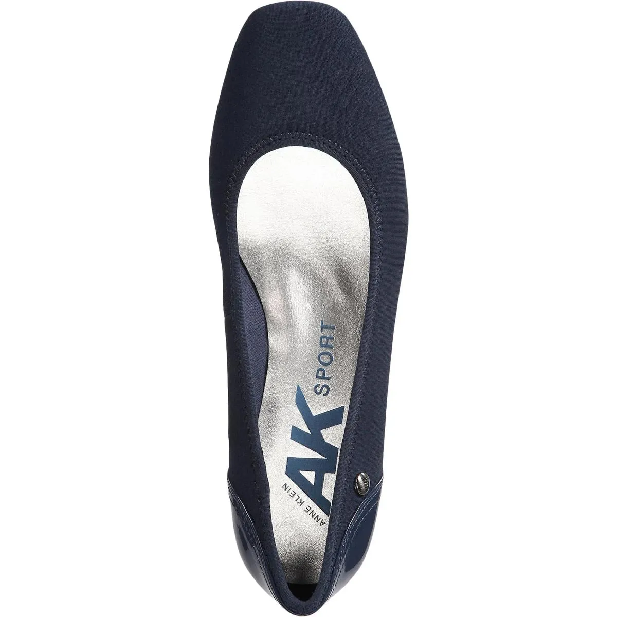 Anne Klein Sport Womens Wisher 2 Patent Trim Slip On Wedge Heels