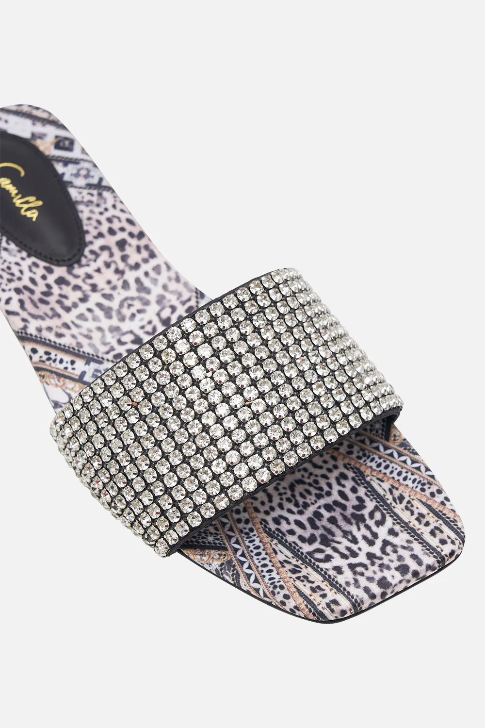 BIANCA EMBELLISHED FLAT MULE MOSAIC MUSE
