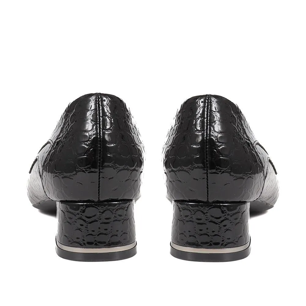 Casual Heeled Court Shoes - WK38025 / 324 237