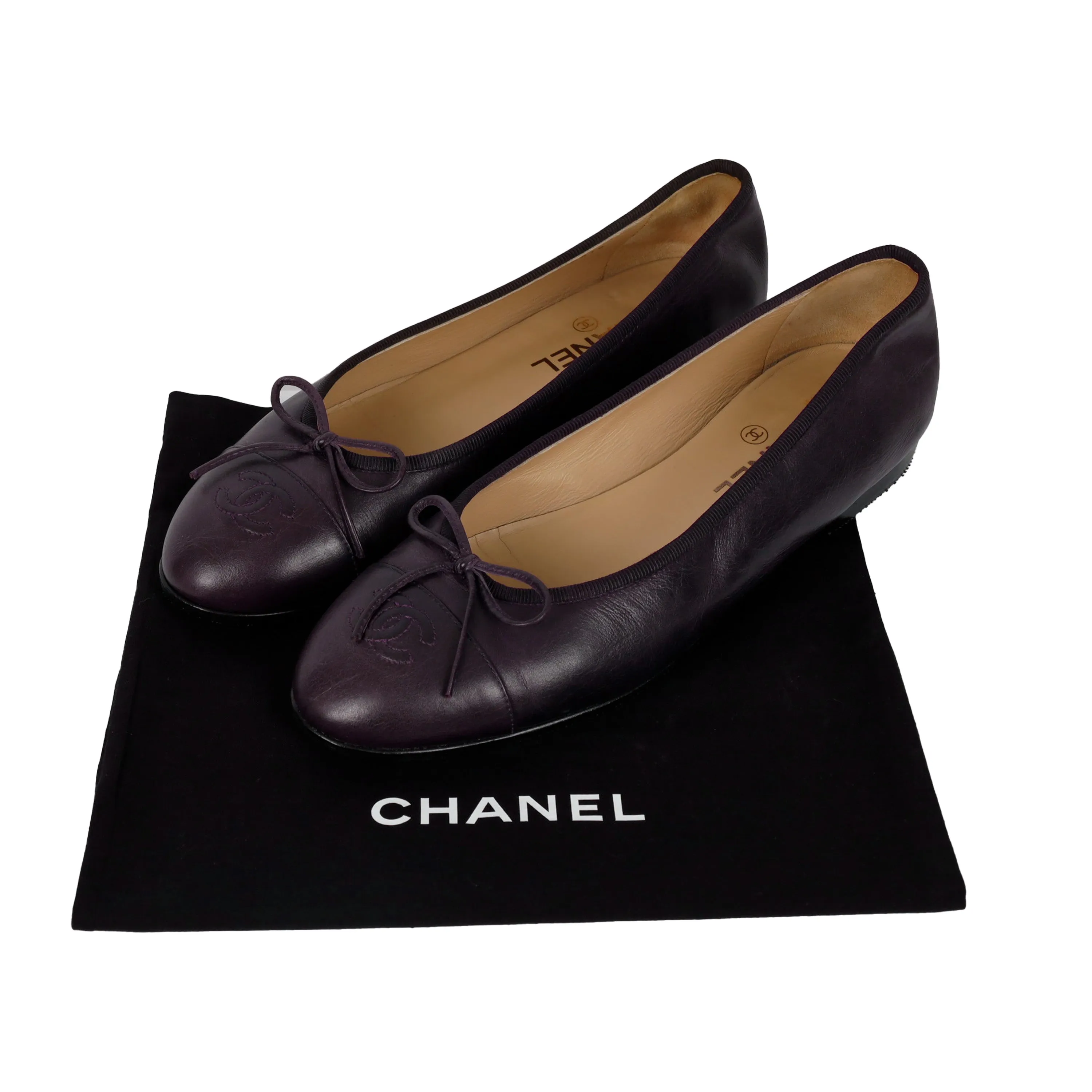 Chanel Leather Ballet Flats - '10s