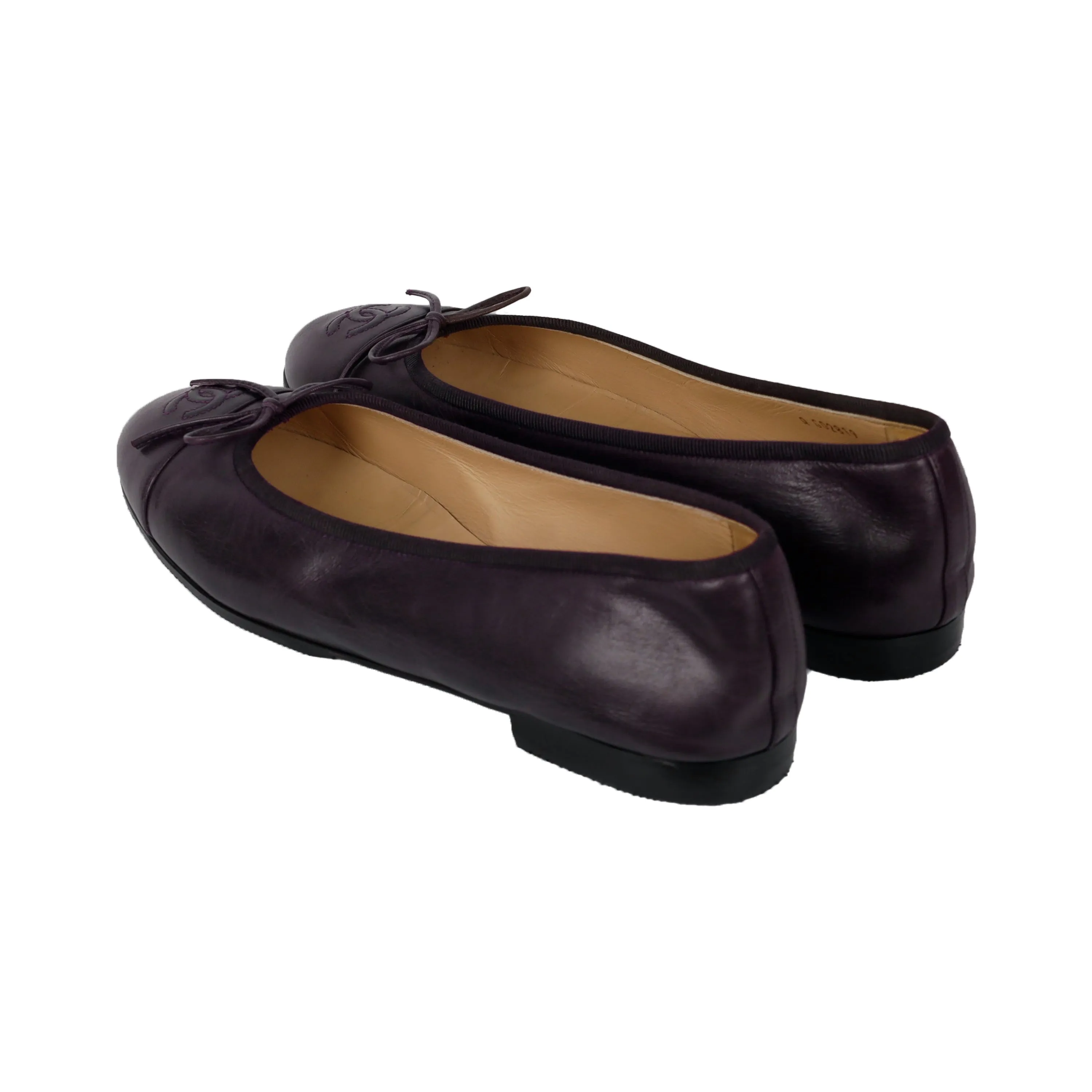 Chanel Leather Ballet Flats - '10s