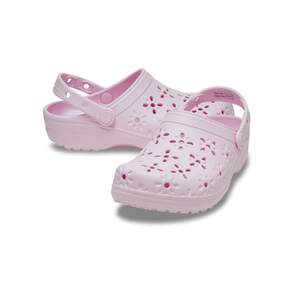 Classic Floral Cut-Out Clog