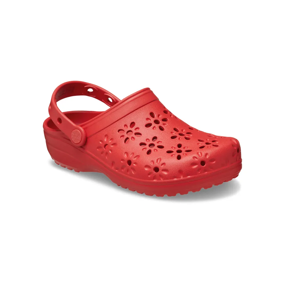 Classic Floral Cut-Out Clog