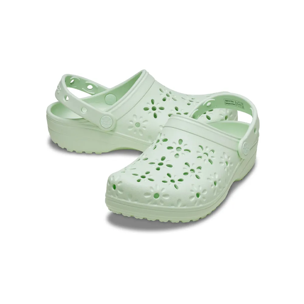 Classic Floral Cut-Out Clog