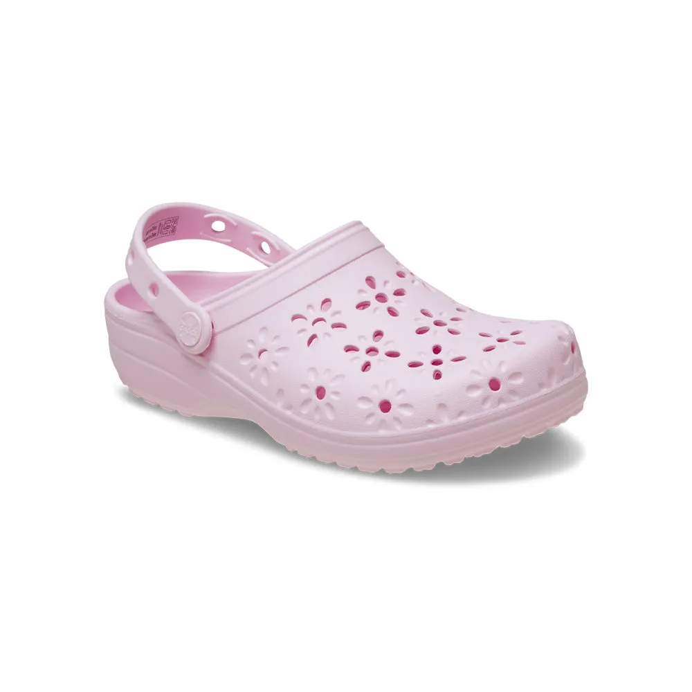 Classic Floral Cut-Out Clog