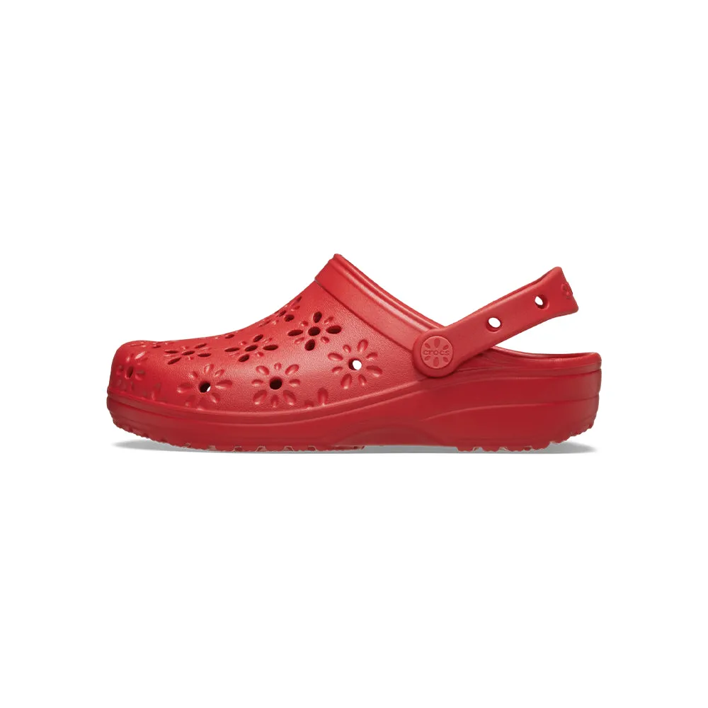 Classic Floral Cut-Out Clog