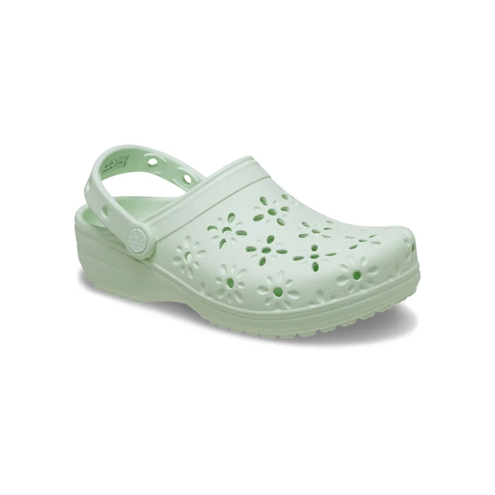 Classic Floral Cut-Out Clog