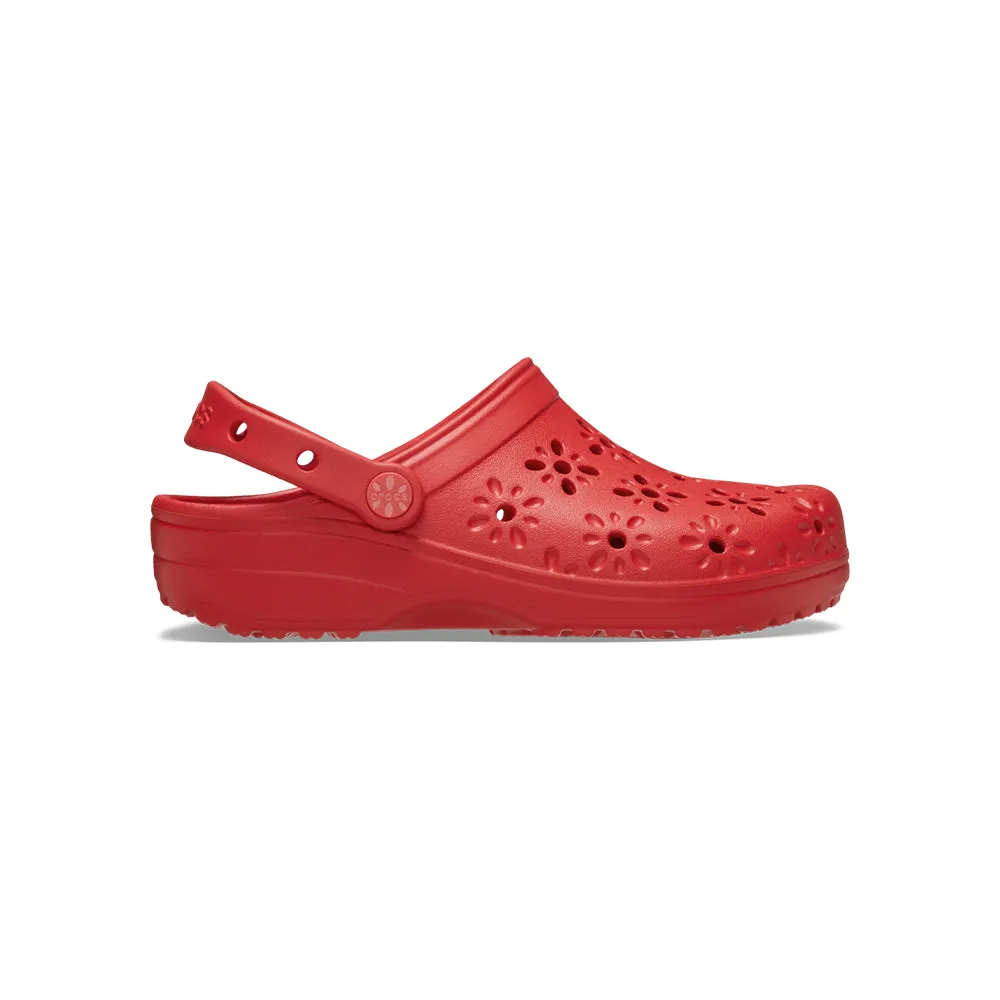 Classic Floral Cut-Out Clog