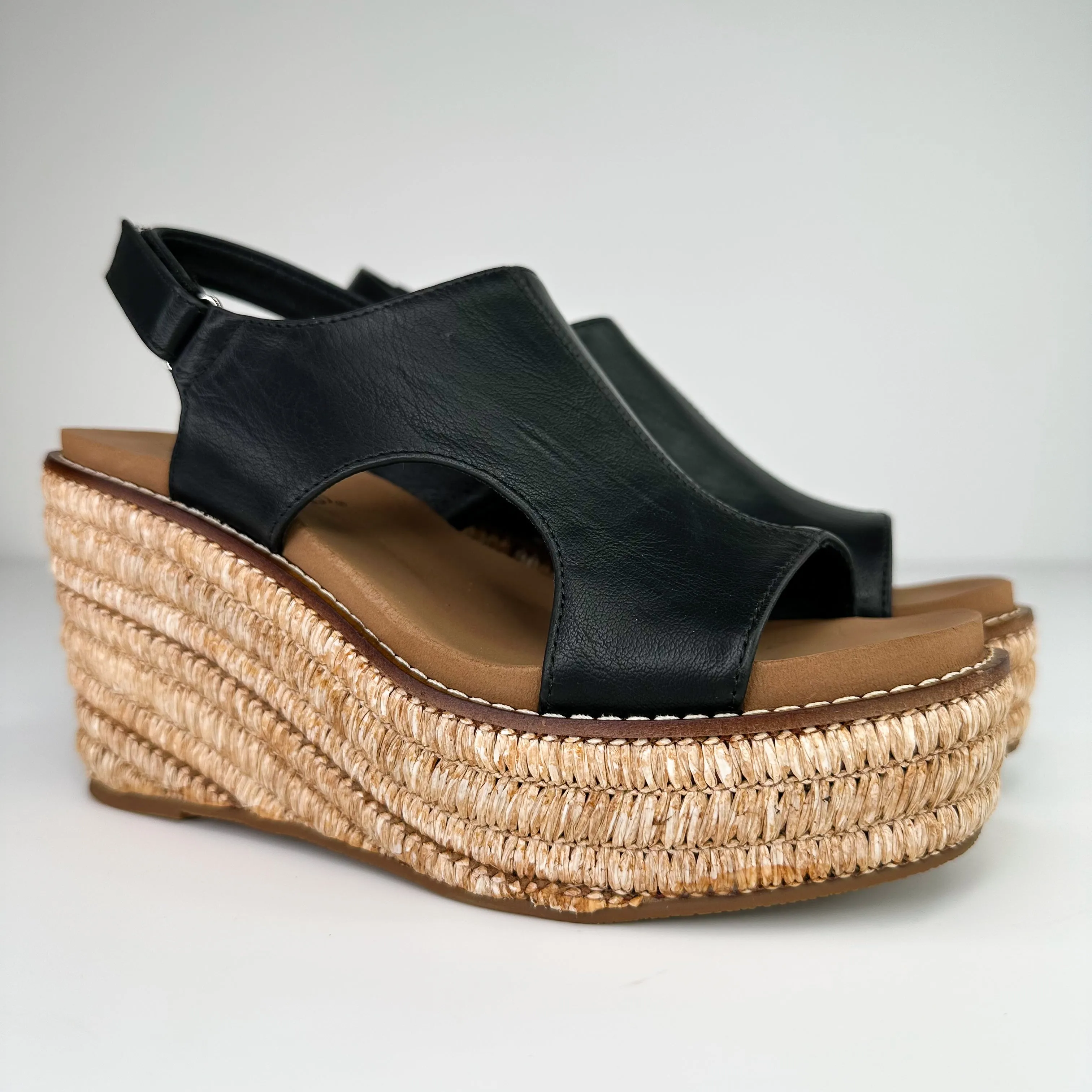 Corky Back at it Again Faux Leather Wedges - 2 colors!