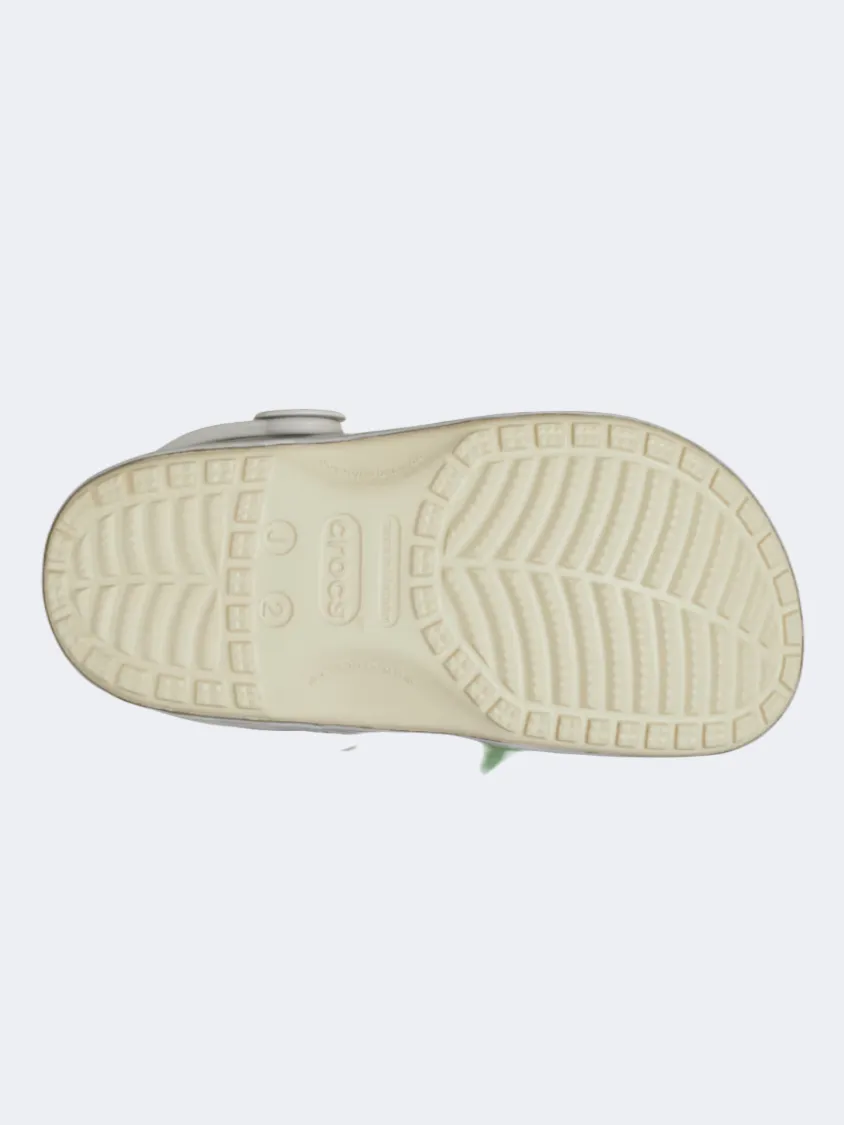 Crocs Grogu Classic Clog Kids Lifestyle Slippers Bone