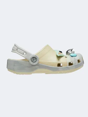 Crocs Grogu Classic Clog Kids Lifestyle Slippers Bone