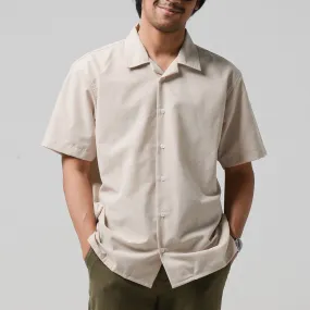 Cuban Collar Shirt Creme