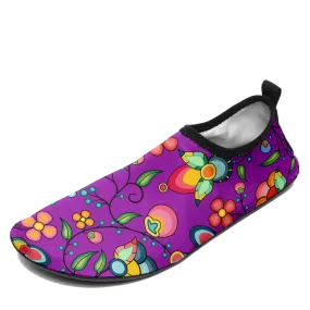 Floral Bounty Purple Sockamoccs