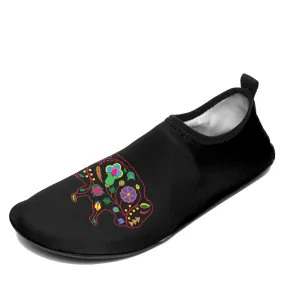 Floral Buffalo Sockamoccs Slip On Shoes