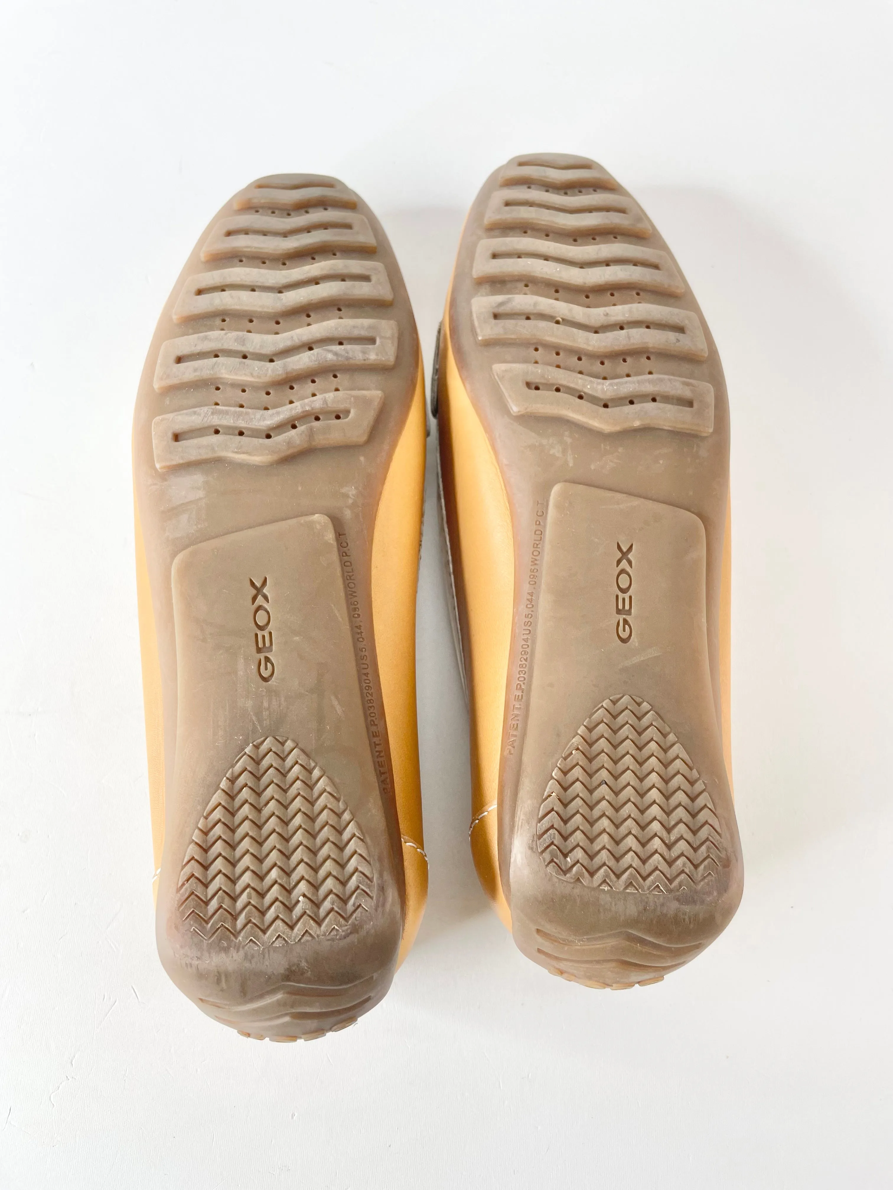 Geox Tan Scarpe Mocassini Donna Loafers - EU37.5