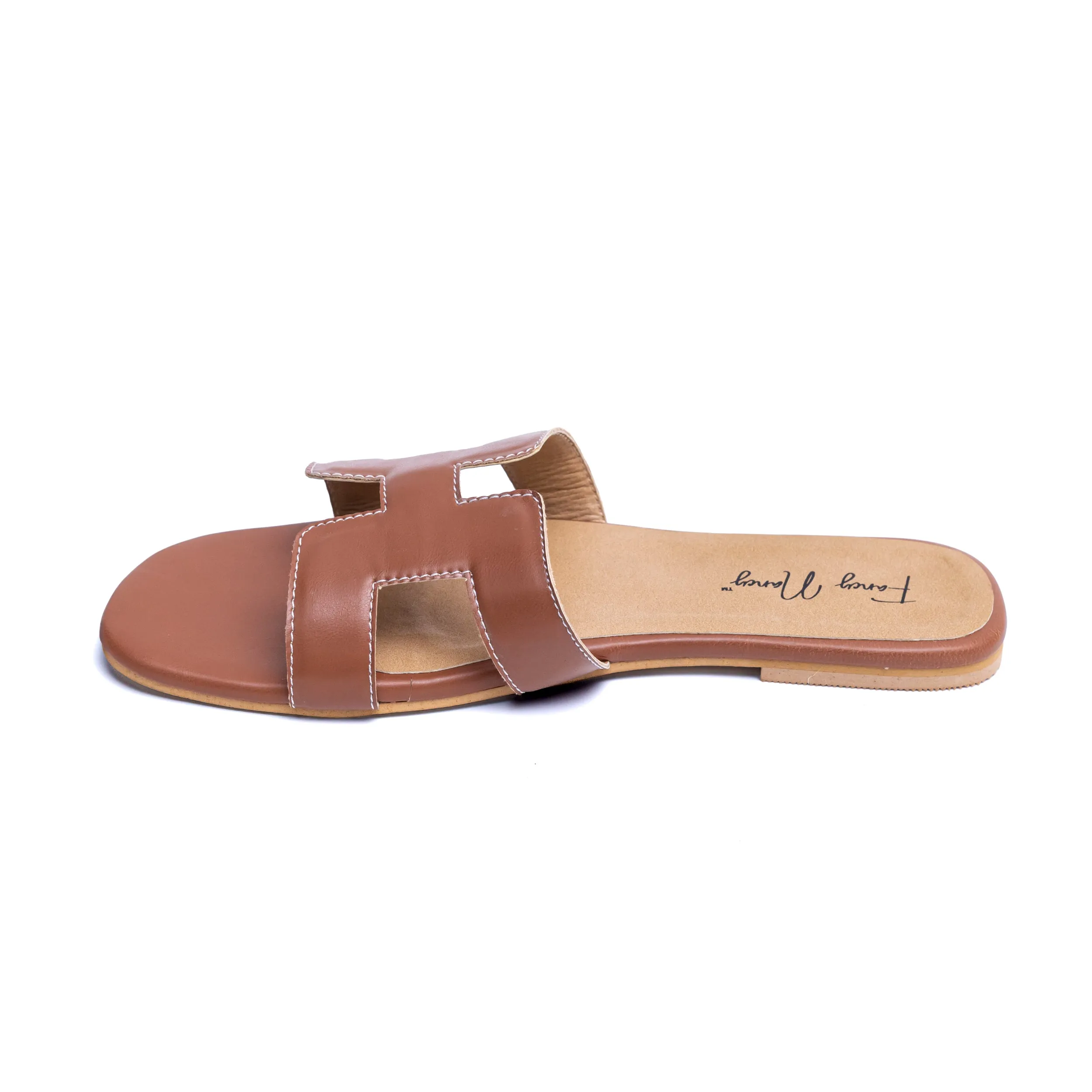 H Style Flats - Tan