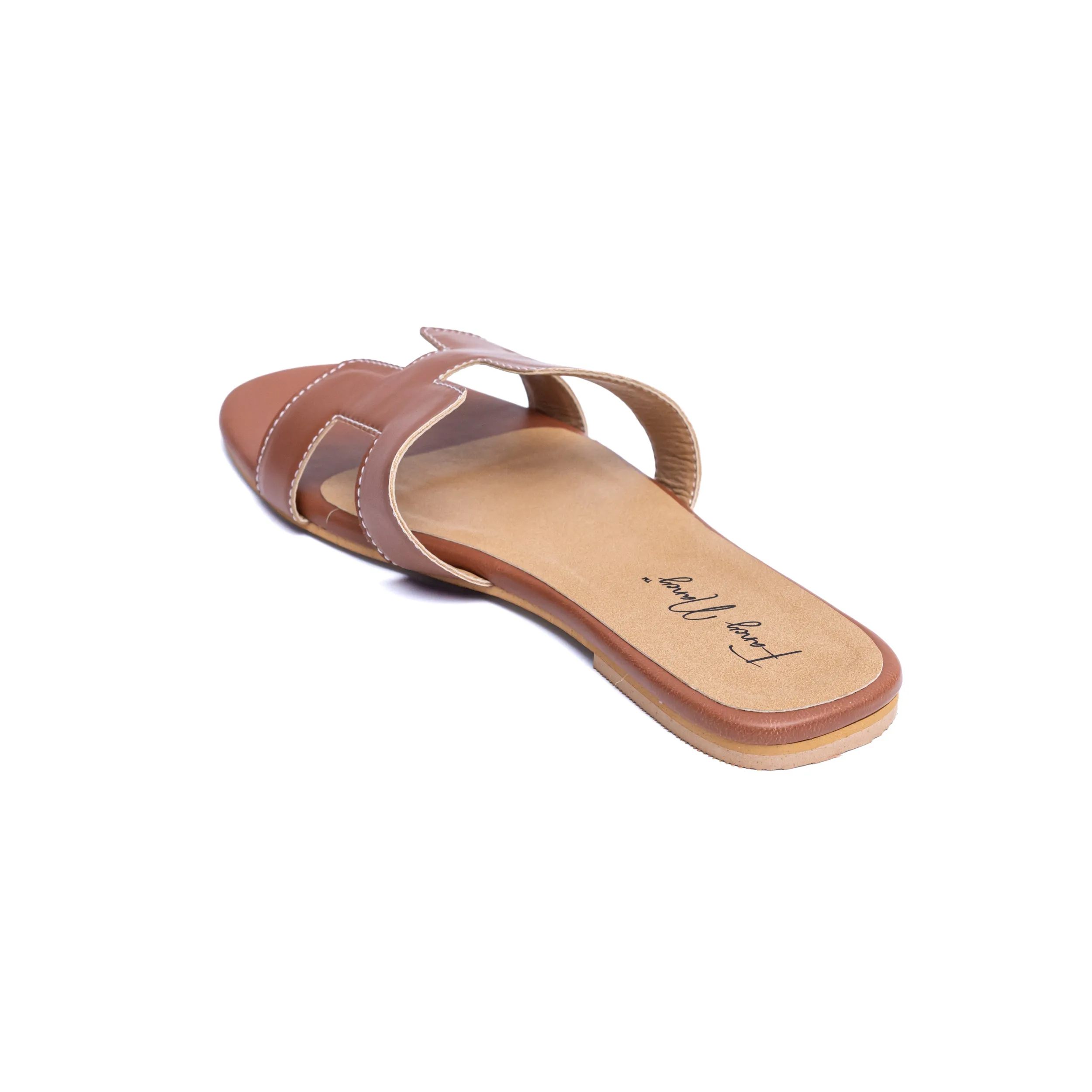 H Style Flats - Tan