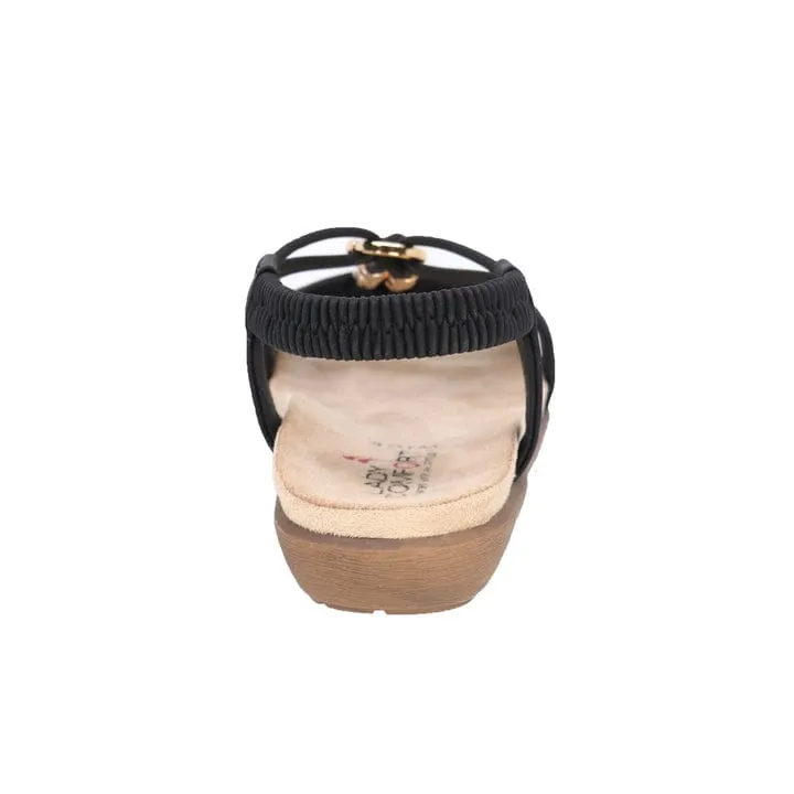Lady Comfort Women's Brianna 03 Sandals- Black