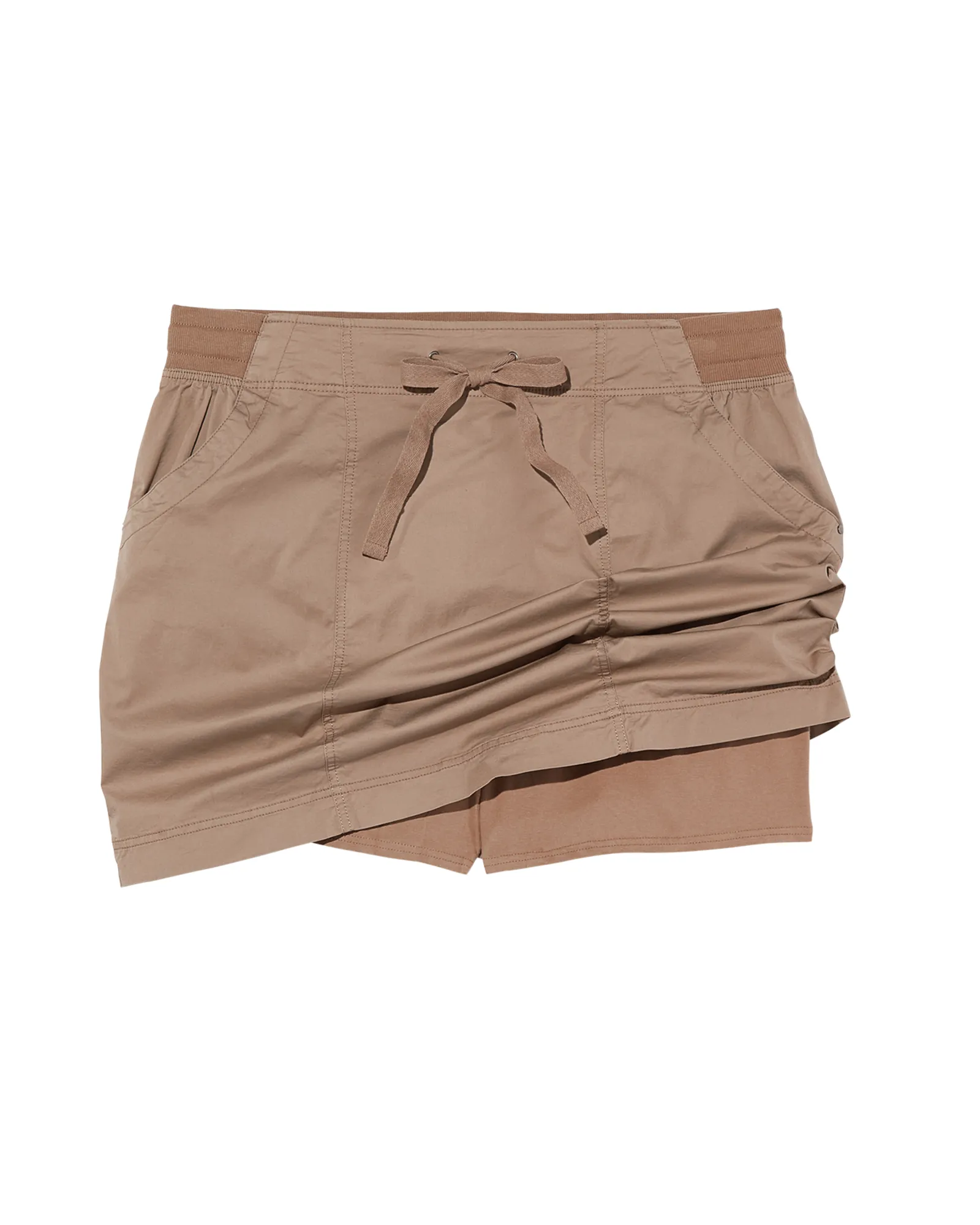 Laurel Twill Cargo Skort | Tan