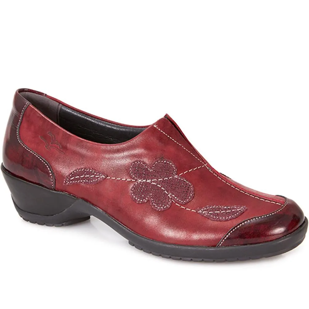 Leather Slip-On Shoes - CAL24000 / 308 362