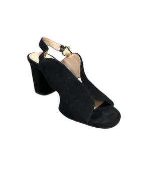 Louise et Cie Shoe Black Suede Heel Size 7.5