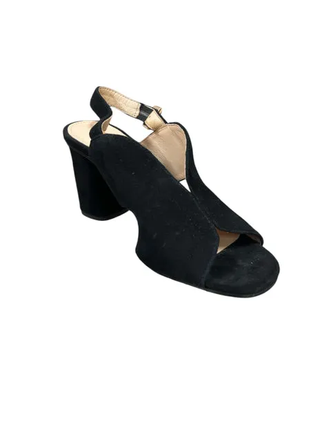 Louise et Cie Shoe Black Suede Heel Size 7.5