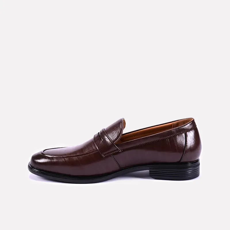 Parker Brown Glossy Dress Shoes 0111239