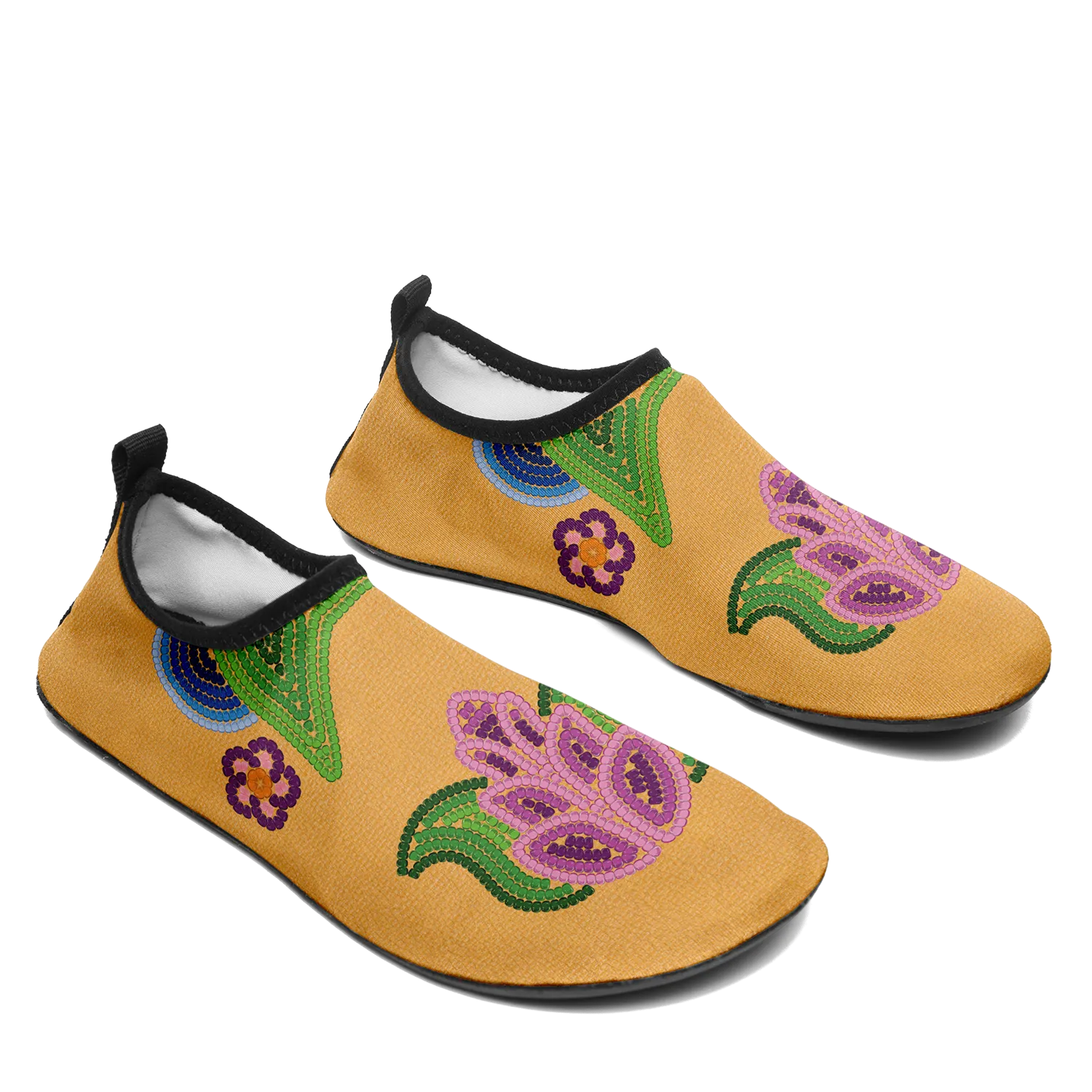 Petal Perfection 3 Kid's Sockamoccs Slip On Shoes
