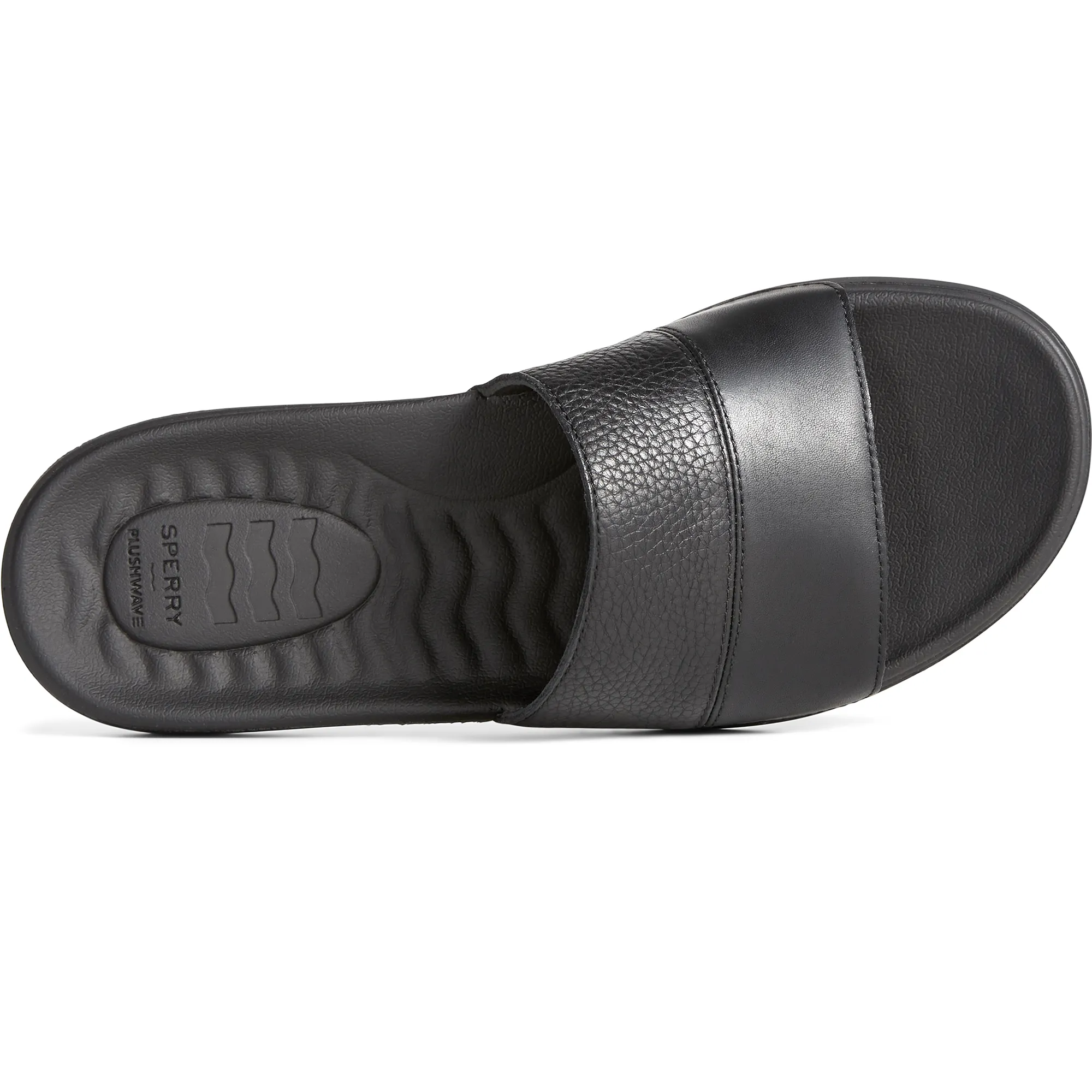 Sperry Men's PLUSHWAVE Dock Slide Sandal - Black (STS24138)