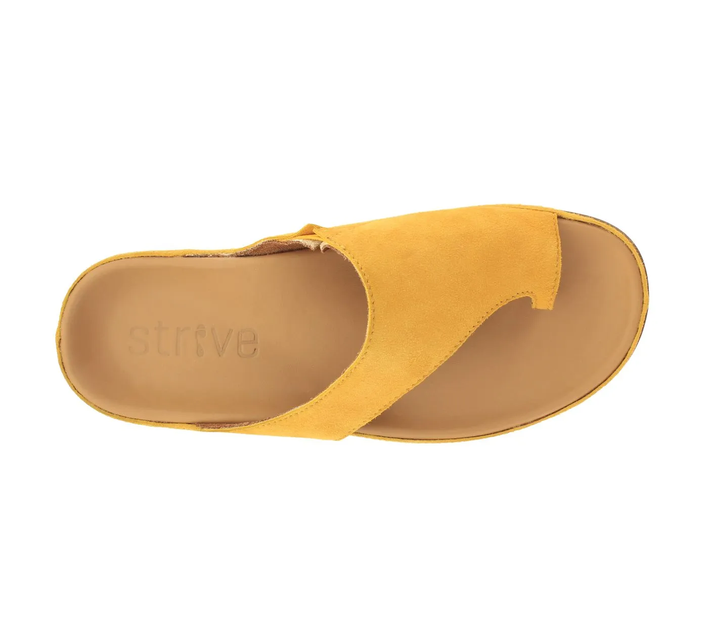 Strive Capri Toe Loop Sandal Amber