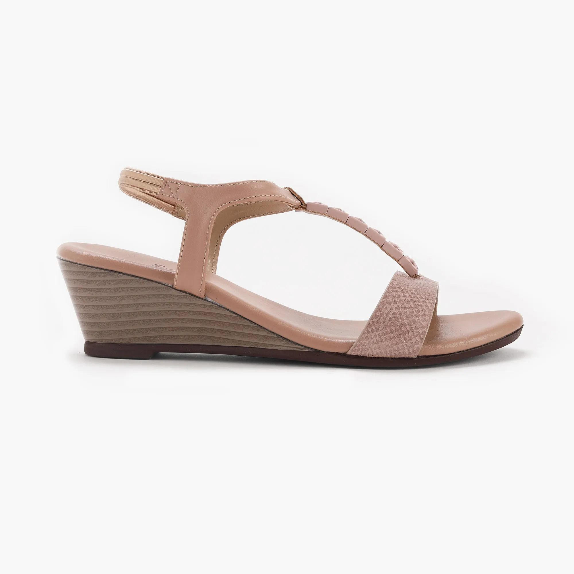 T-Bar Wedge Sandals