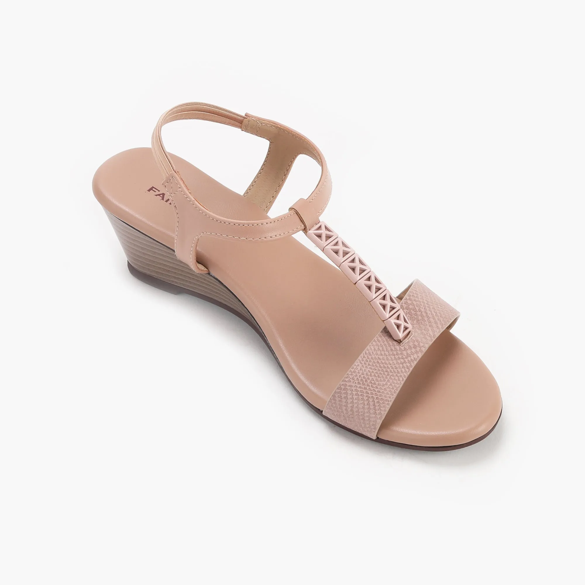 T-Bar Wedge Sandals