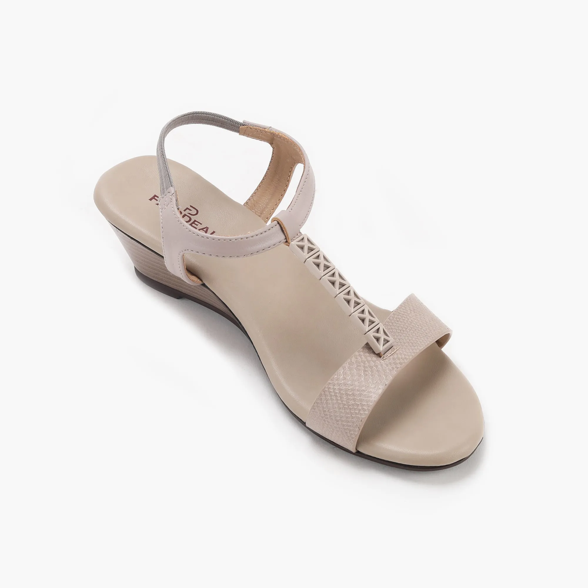T-Bar Wedge Sandals