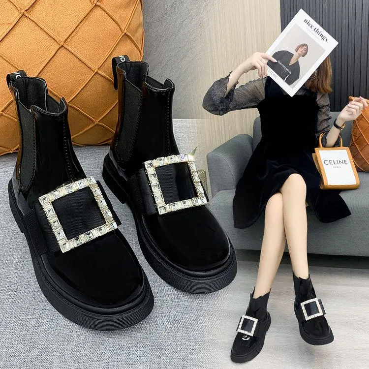 Tillbuy Royal Victury rhinestone martin boots