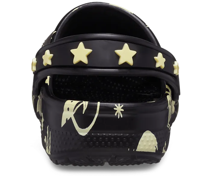 Toddler Classic Glow-in-the-Dark Space Clog - Black