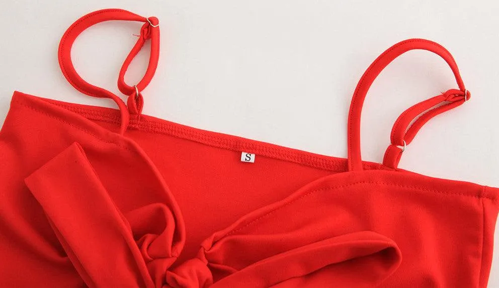 WHITNEY’S RUFFLE WRAP SKIRT SET