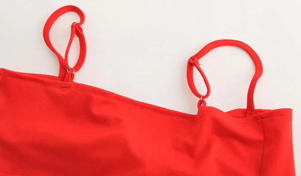 WHITNEY’S RUFFLE WRAP SKIRT SET