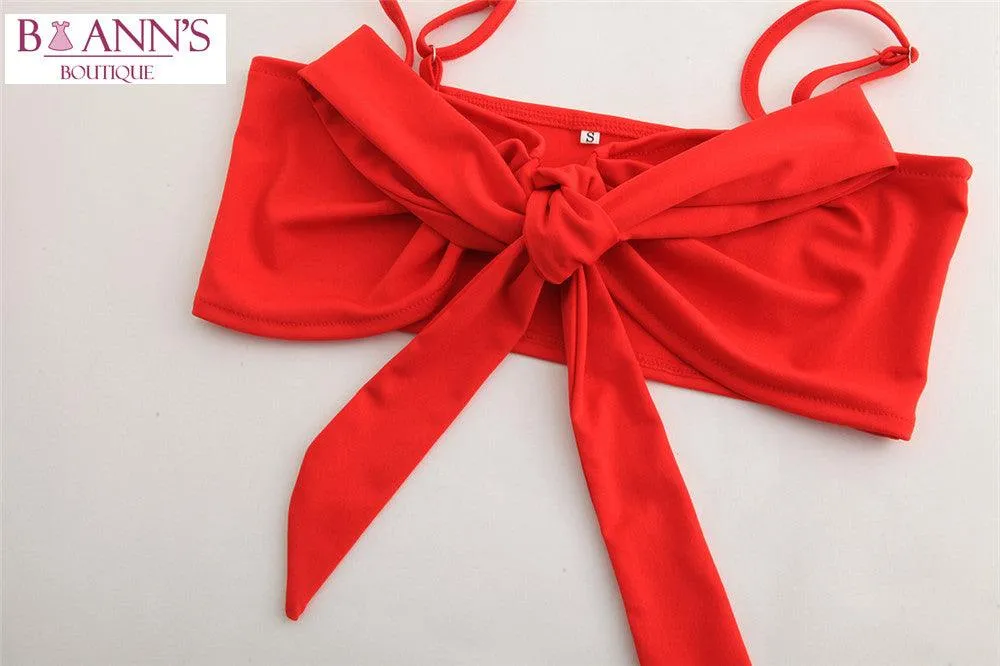 WHITNEY’S RUFFLE WRAP SKIRT SET