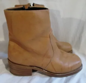 Womens DURANGO Western Cowboy Buckaroo Gringo Leather BOOTS BOOTIES BEIGE 8