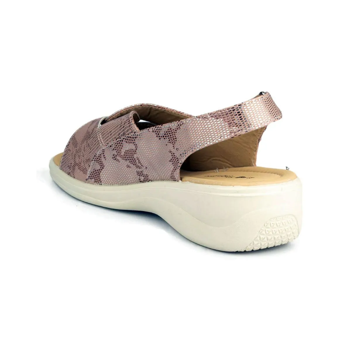 Womens Taupe Comfort Sandal