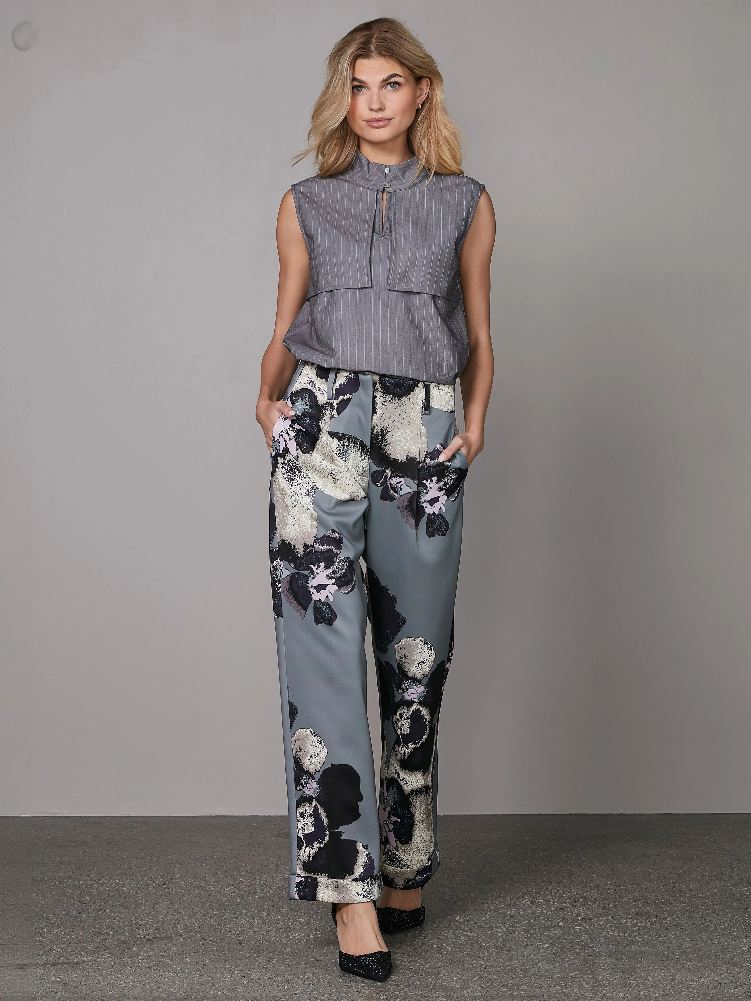 YOKO trousers - Grey mix