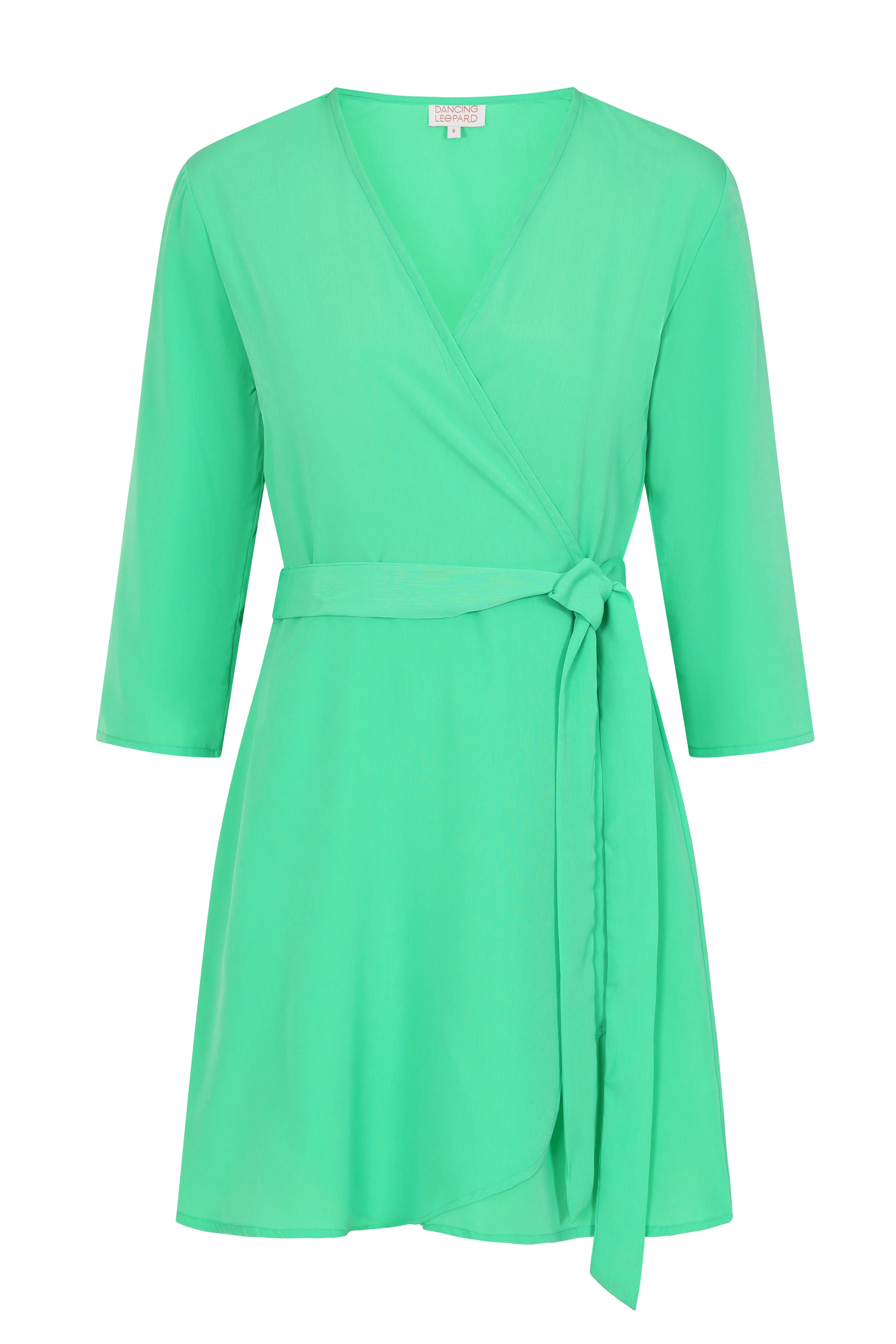 Zeina Mini Dress in Wild Green